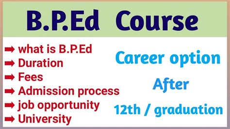 bpe full form|B.P.Ed Course .
